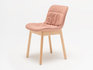 Baltic 2 Soft Duo Chair with Four Wooden Legs