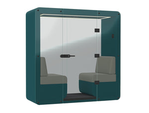 Bob 6-Person Meeting Pod with Glass Front