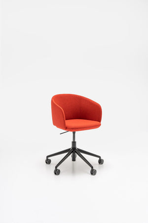 Grace Height Adjustable Chair on 4 Spoke Base with Castors 4
