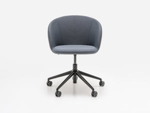 Grace Height Adjustable Chair on 4 Spoke Base with Castors