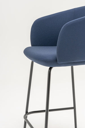 Grace Soft Seating Armed High Stool Detail 2