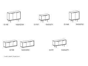 In Executive Office Cabinet Dimensions