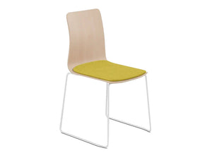 Linar Plus Wooden Chair With Cushion Cantilever Not Linar Lpsjpl Nlb Gsilver Cushme62002