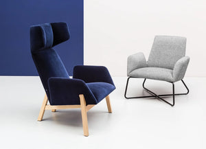 Manta Armchair Lounge Metal Legs Ma1Z 1