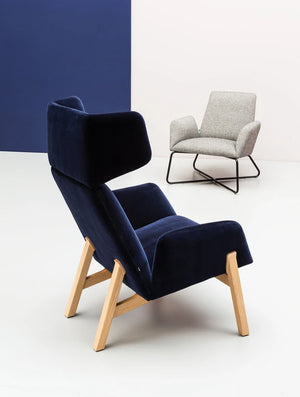 Manta Armchair Lounge Wooden Leg Ma1Z 2