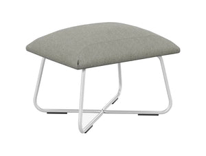 Manta Footrest Metal Legs Map Not Manta Ma P L Gsilver Me60003