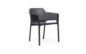 Nardi Net Stackable Monobloc Armchair - Anthracite