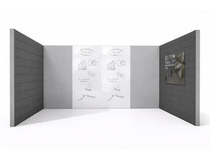 Office Meeting Room with Acoustic Wall Panels and Glassboard