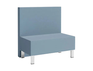 Snake Rectangular Seater With Backrest 1000 Mm Wide Kl Snake Sk1000 R Chr Ys169