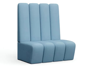 Terry High Back Modular Banquet Seating 2 Straight