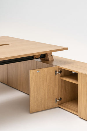 Viga Executive Bench Desk with Storage 3