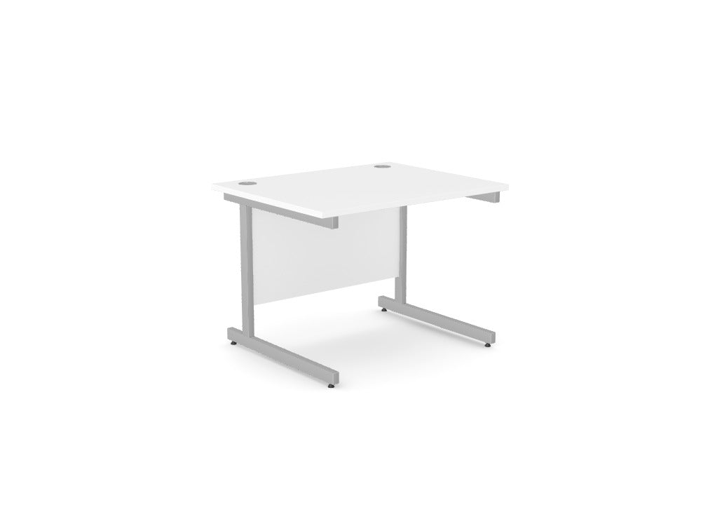 Custom Ashford Metal Leg Straight Desk - Ref: DS0QYA