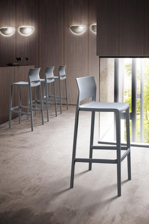 Bakhita Polypropylene Stool In Bar Counter