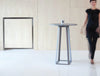 Balma H2 Round Top Coffee Table With Metal Base