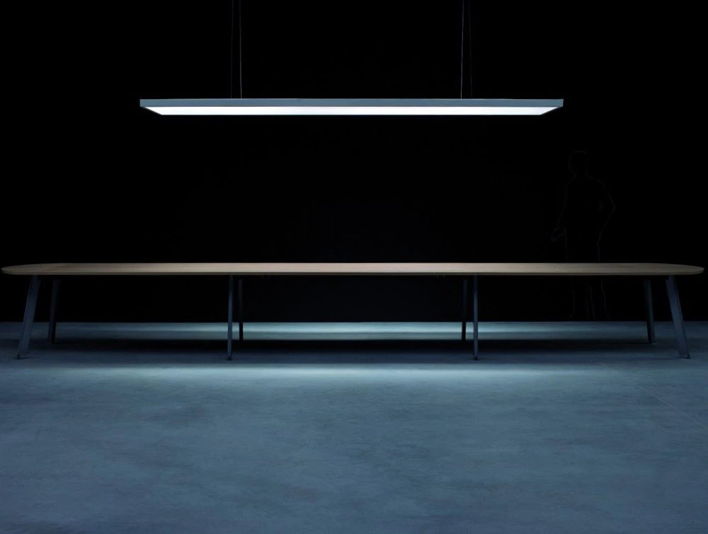 Balma Simplic Executive Modular Meeting Table With Metal Legs