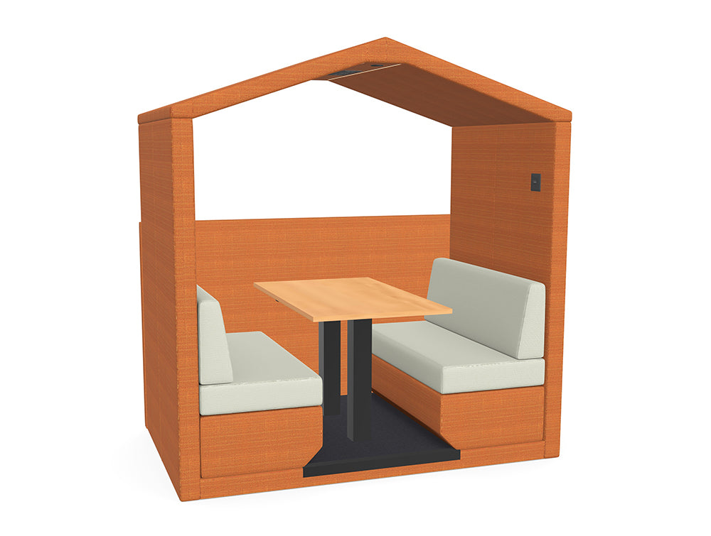 Bea-4-Person-Open-Meeting-Pod-Acoustic-Sofa-Den-with-Wooden-Tabletop