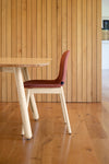 Blume 4 Legged Chair with Rectangular Table in Meeting Room Setting 5