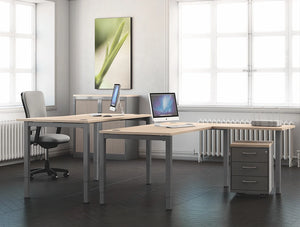 Buronomic Astrolite Shared Desk for Modest Budget 3 with high adjustable legs