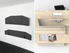 BuzziDesk Flexible Acoustic Workstation Screen Wall Mounted or in Table Desktop
