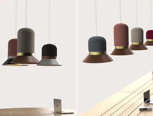 Buzzihat Acoustic Pendant Ceiling Colours Beech Table