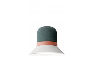 Buzzihat Medium Pendant Ceiling Pendant Grey Pink And Green