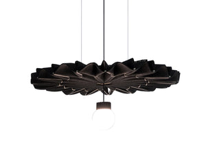 Buzzipleat Edel Acoustic Pendant Ceiling Light Dark Brown