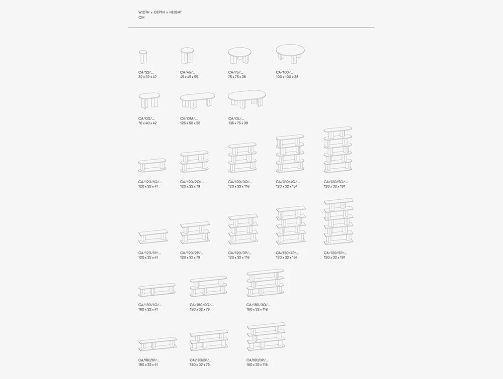 Kaktus knjiga s policama u obliku pravokutnika inspirirana prirodom