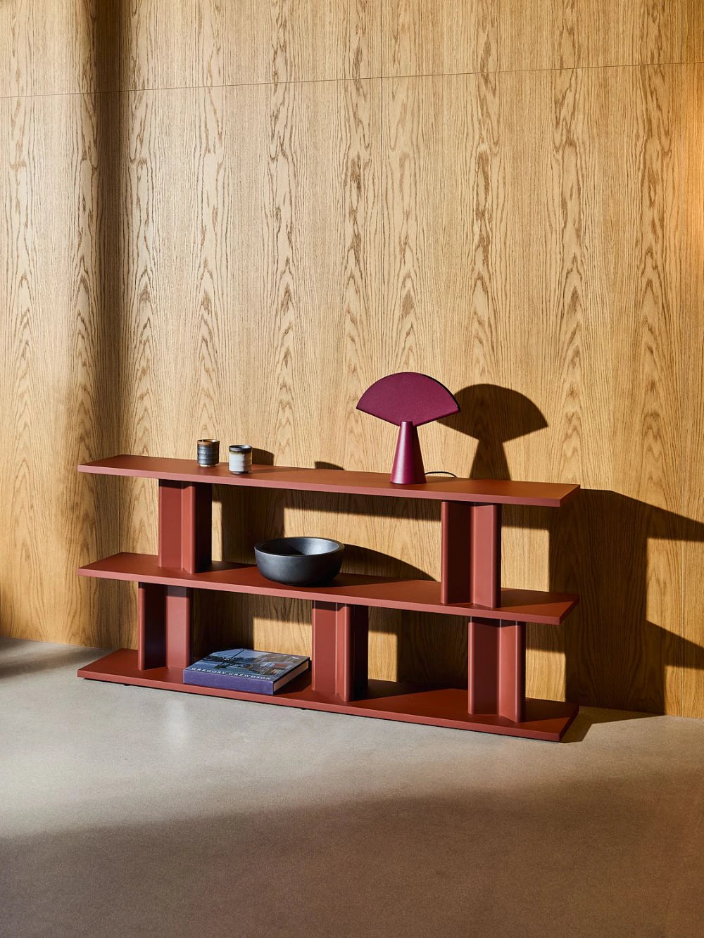 Kaktus knjiga s policama u obliku pravokutnika inspirirana prirodom