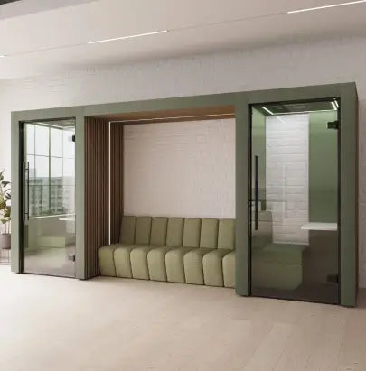 Acoustic Celing Lighting in Meeting Room