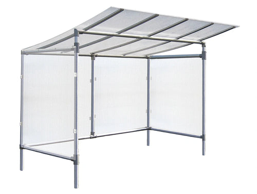 Economy Bicycle Shelter with Back and Side Cladding