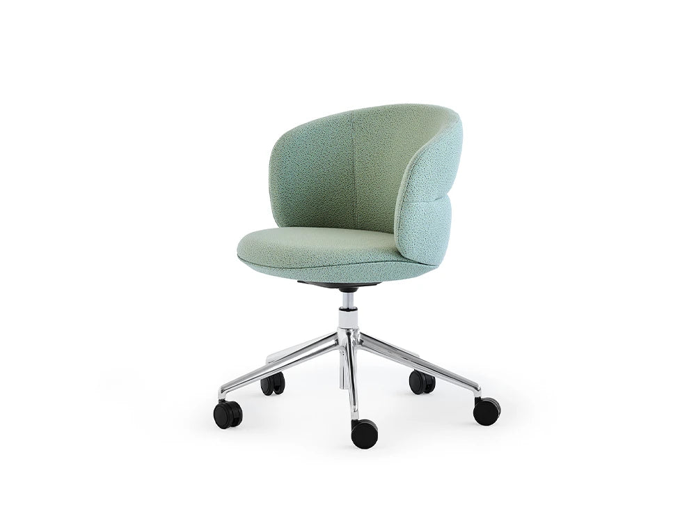 Ekori High Stool with Wooden Legs and Steel Footrest 8