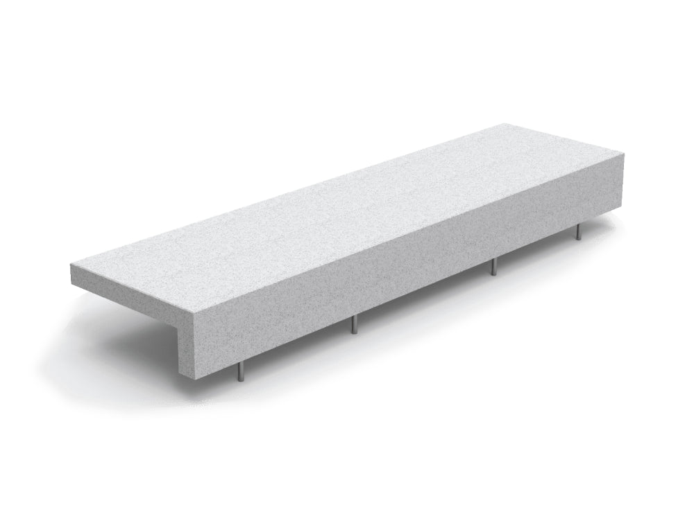 Ela Rectangular Outdoor Bench
