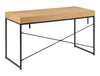 Emily Wide Home Office Desk with 1 Drawer and Open Compartment Wild Oak 3
