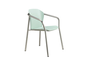 Finn Metal And Wood Armchair 11