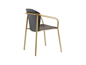 Finn Metal and Wood Armchair 6