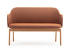 Flos Low Bench with Wooden Legs 2
