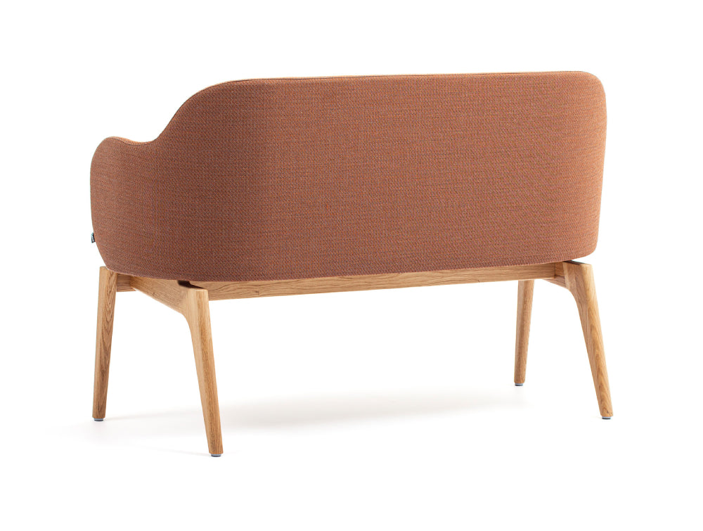 Flos Low Bench with Wooden Legs 3