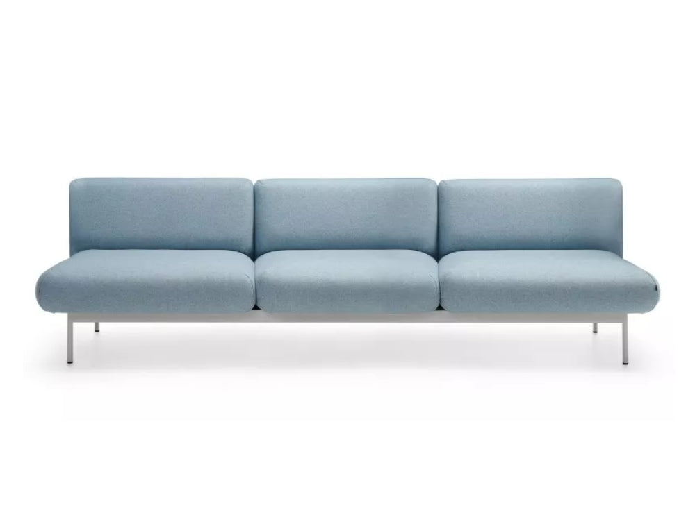 Fora Upholstered 3 Seater Armless Modular Sofa