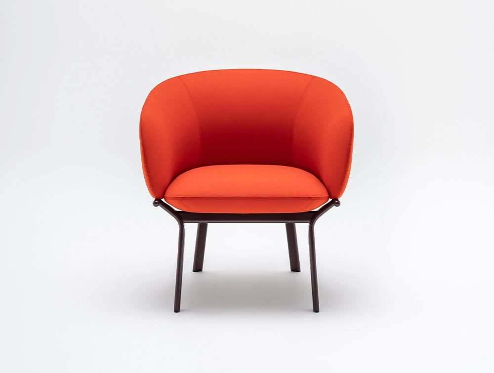 Grace Soft Seating Armchair on 4-Legged Base