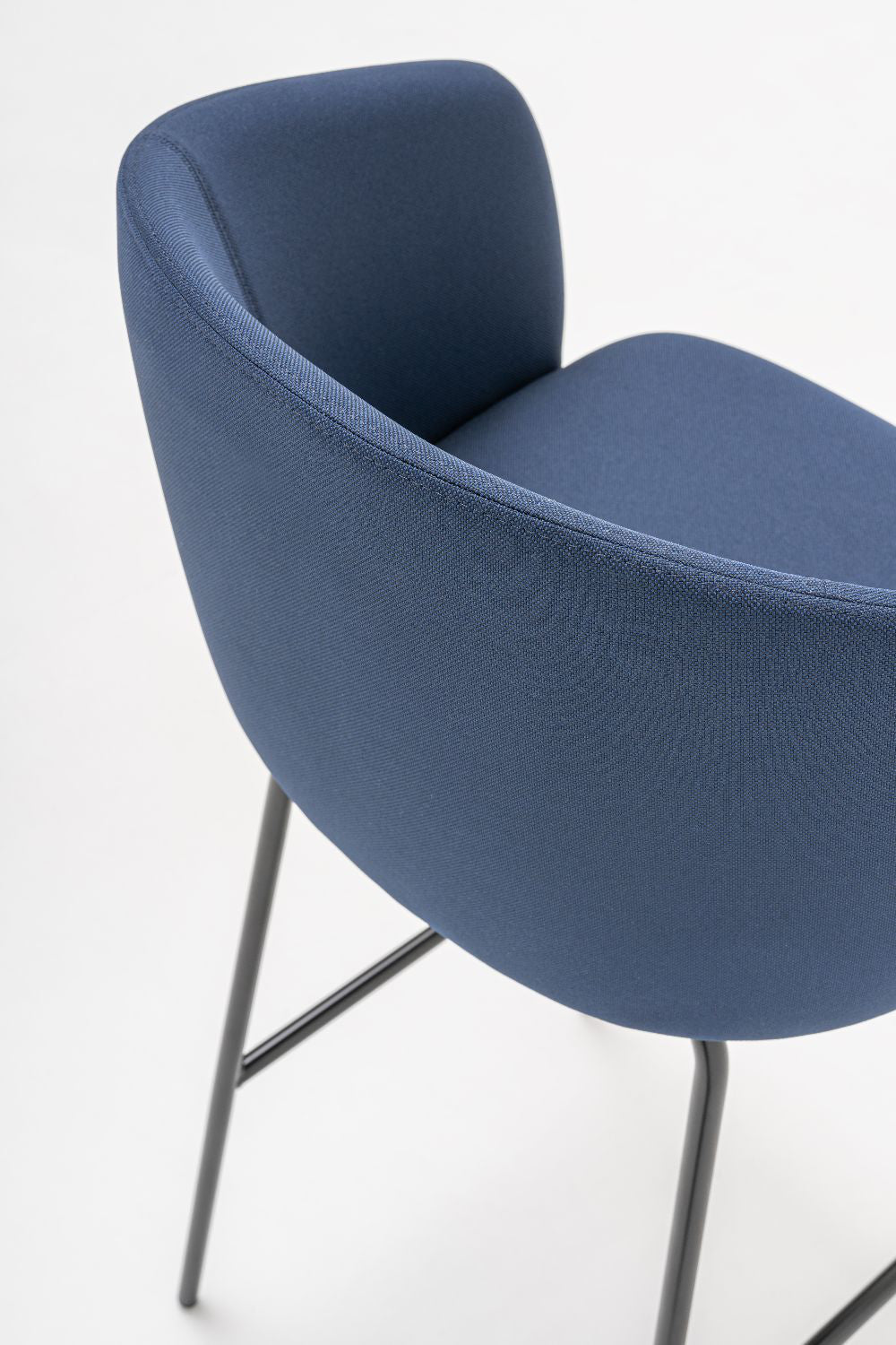 Grace Soft Seating Armed High Stool Detail