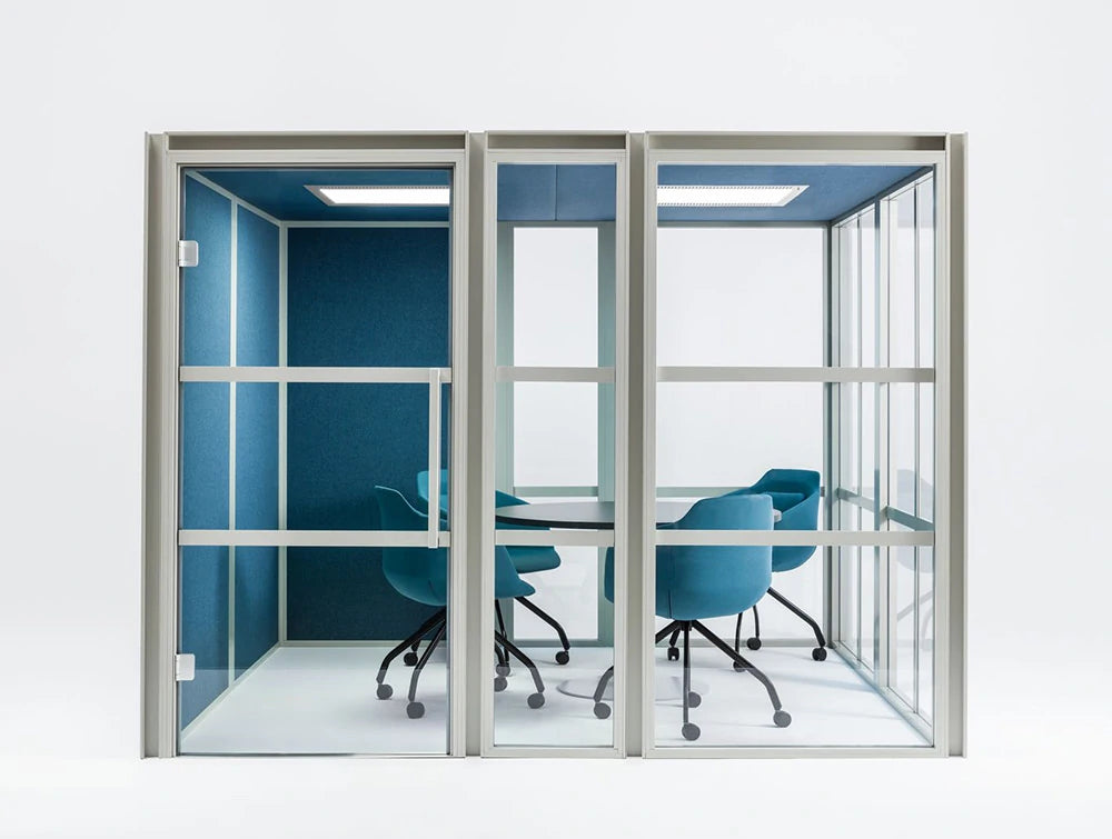 Hako Multi Seater Acoustic Meeting Pod Front View