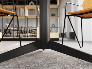 Industrial Style Table Legs in 3 Star Base 2