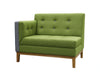 Jig Modular Low Back Soft Seating End Right In Green
