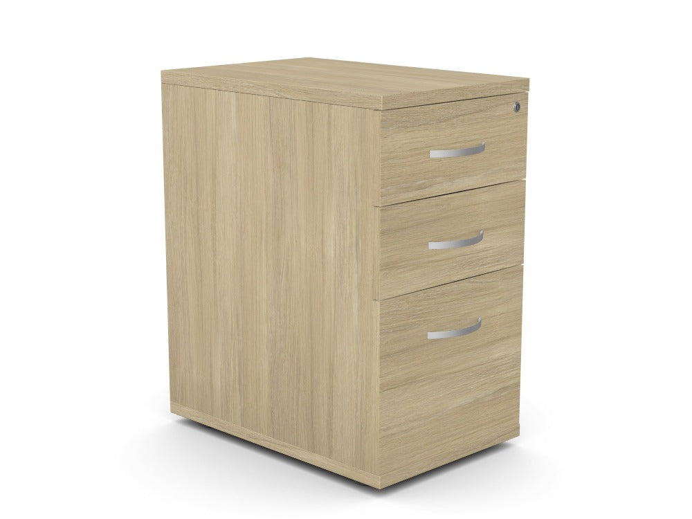 Custom Kito 3 Drawer Desk High Pedestal - Ref: Q9TYNZ