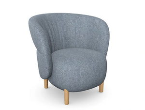 Kori Armchair with Wooden Legs