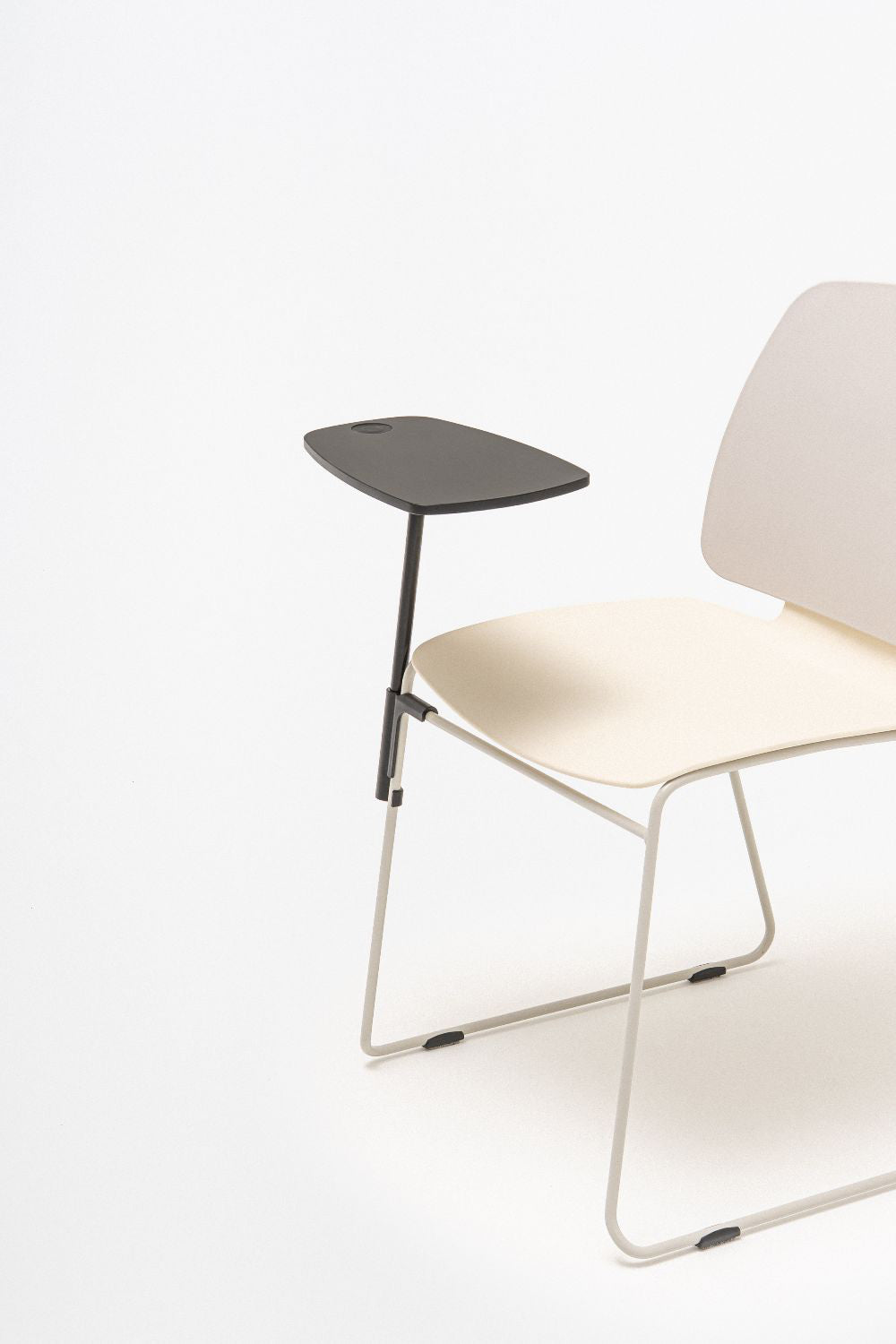Lena Low Backrest Chair with Sled Base Detail 2