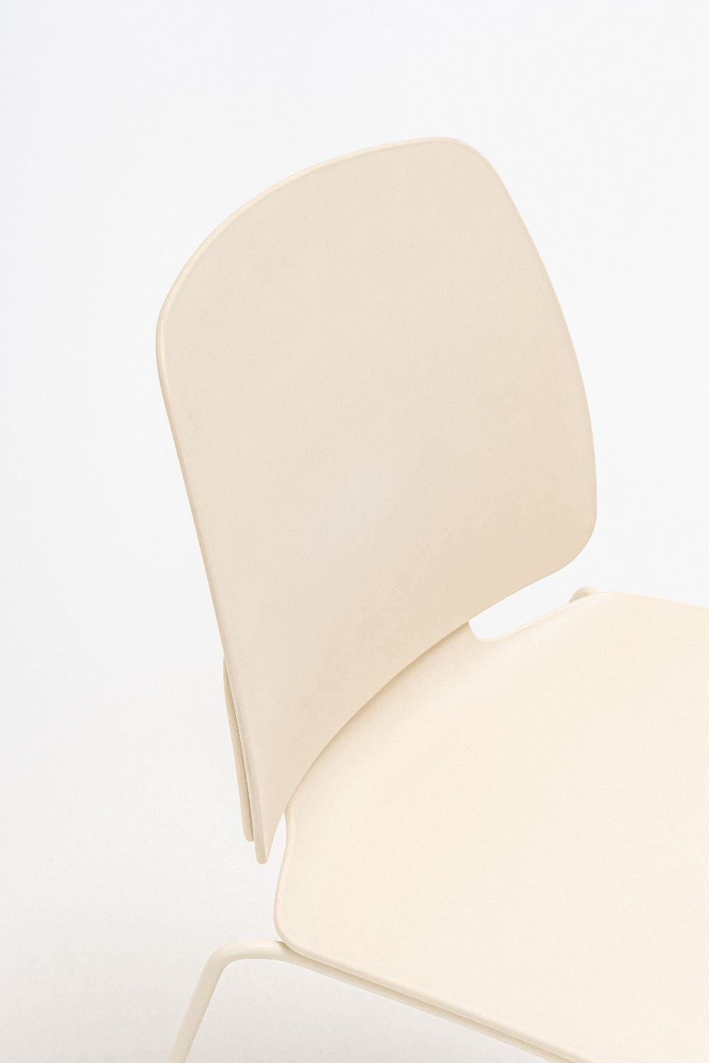 Lena Low Backrest Chair with Sled Base Detail
