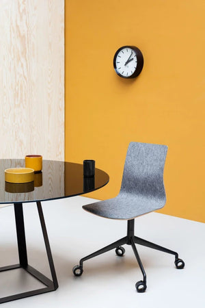 Linar Plus Wooden Chair  Metal Legs 1