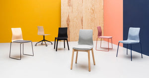 Linar Plus Wooden Chair With Cushion  Cross Base 3