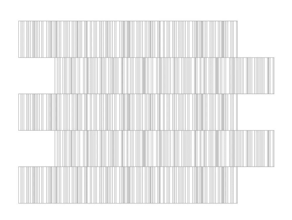 Line 3D Cork Wall Covering 3